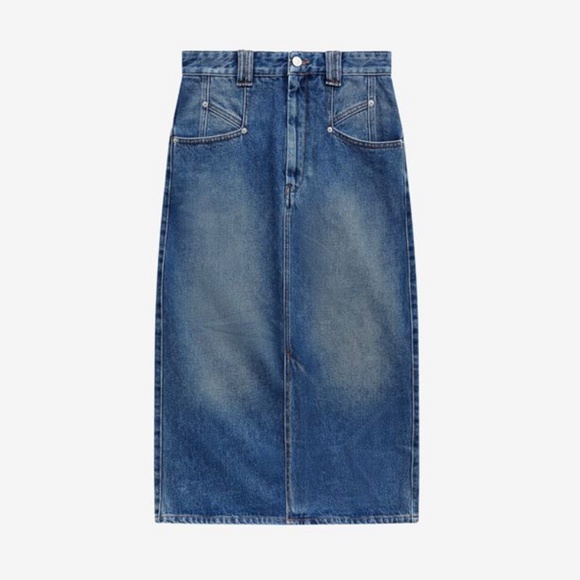 Isabel Marant Dresses & Skirts - Isabel Marant Dipoma Denim Midi Skirt, Size 38 (6)